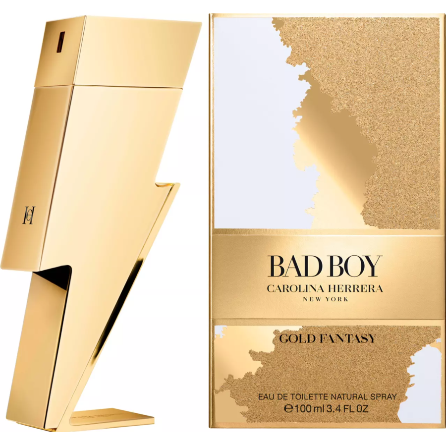 Bad Boy Carolina Herrera Gold Fantasy 100ML JLT Orjinal Erkek Parfüm
