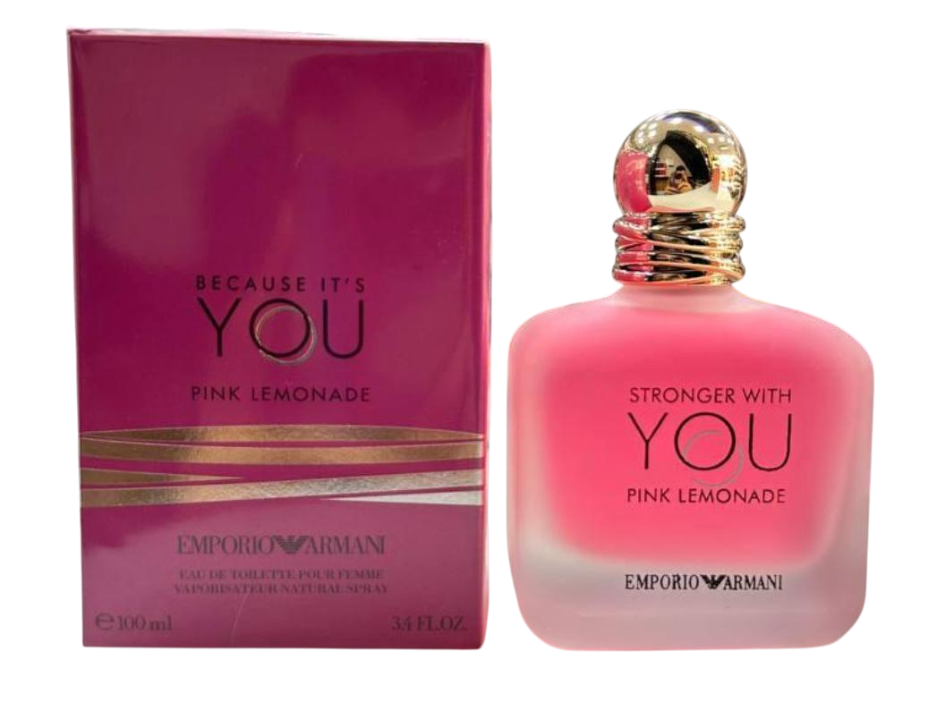 Emporio Armani Stronger With You Pink Lemonade EDP 100ML JLT Orjinal Bayan Parfüm